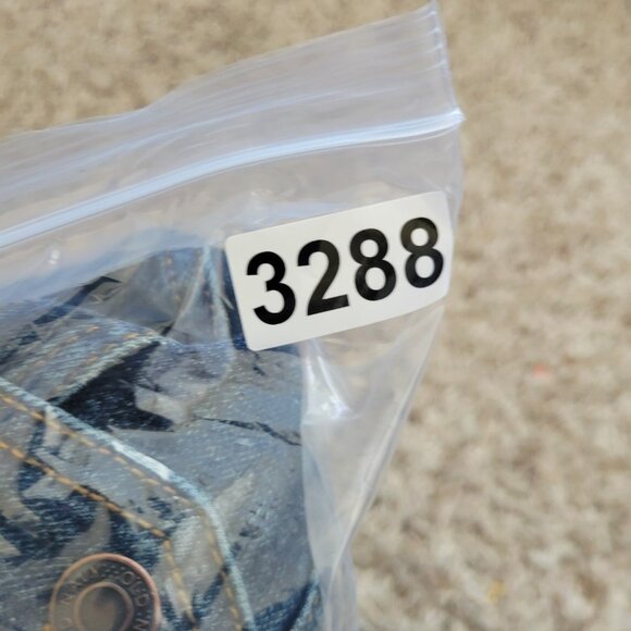 Old Navy Jean Jacket Womens Medium Denim Button Up Western Dark Wash - Picture 7 of 7